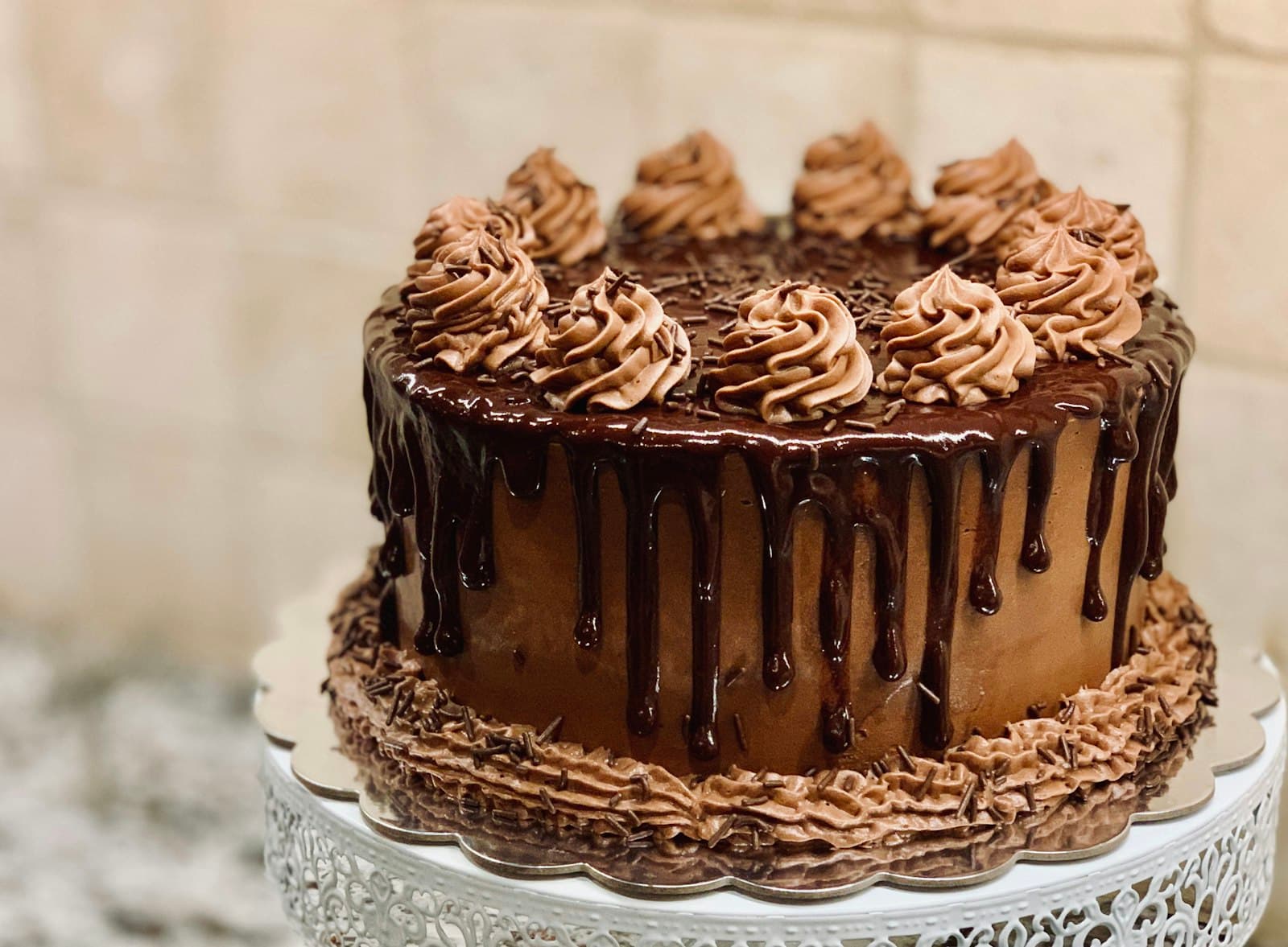 Torta de chocolate vegana (20 porciones)